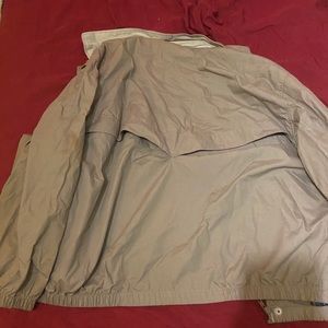 tan/light green vintage jacket